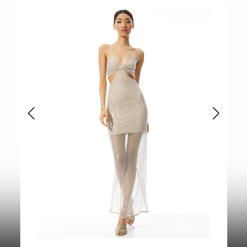 HAVANA EMBELLISHED CUT OUT DRESS